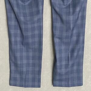 Ralph Lauren Men's Plaid Classic Fit Pants Blue Size 38X32